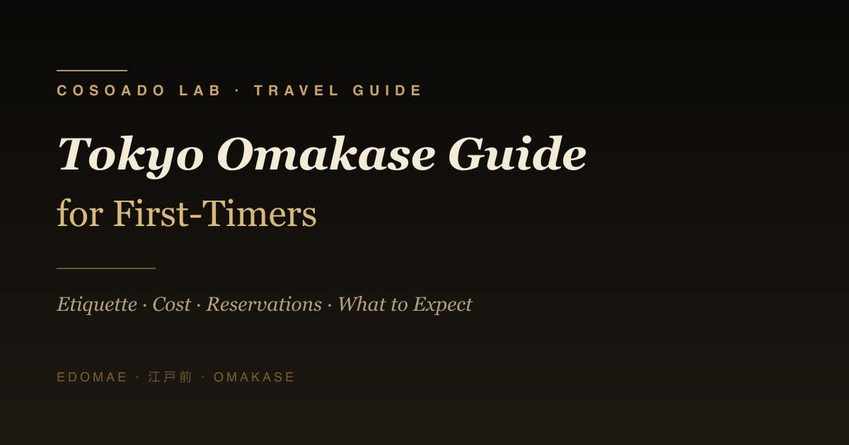 Tokyo Omakase Guide for First-Timers